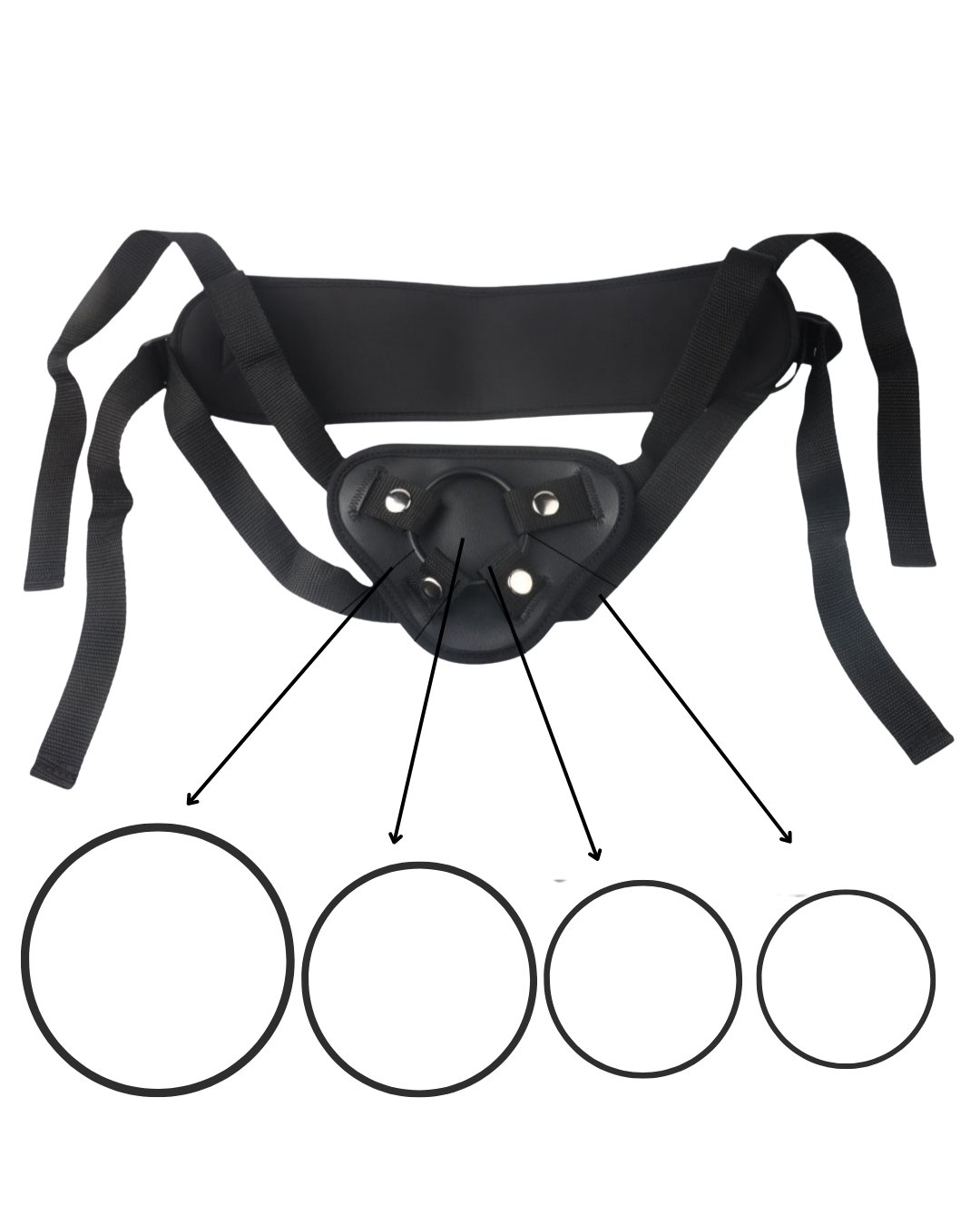ARNES AJUSTABLE S-HANDE (NO INCLUYE DILDO) - Imagen 3