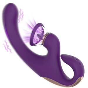 VIBRADOR 3 EN 1 LILA