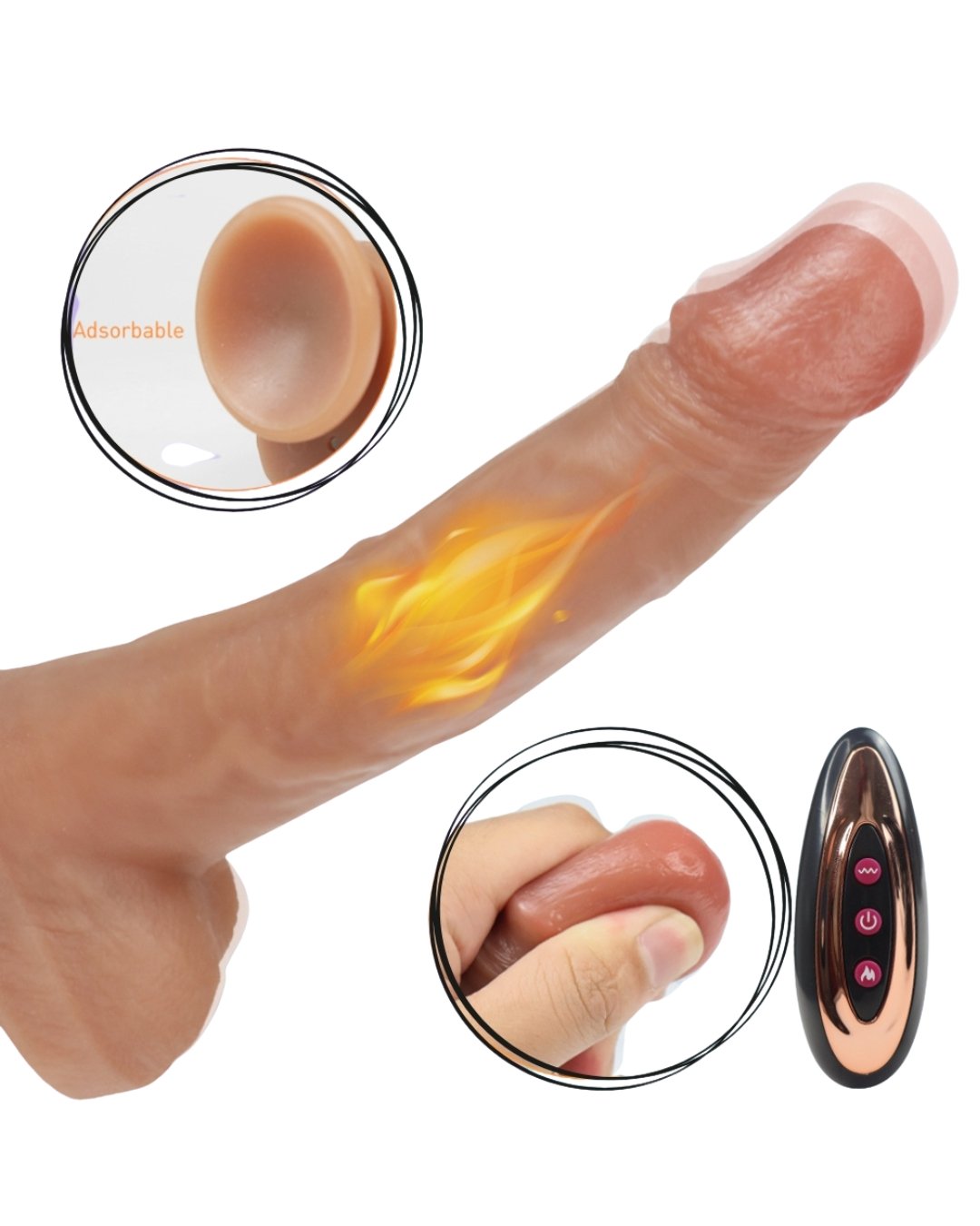 DILDO VIBRADOR JIMMY - Imagen 3