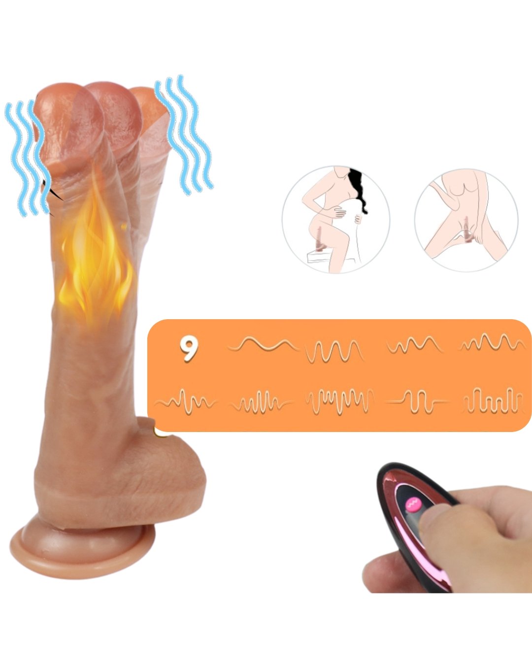 DILDO VIBRADOR JIMMY - Imagen 2